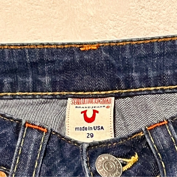 True Religion Johnny Low Rise Jeans 29 Like New - Picture 5 of 8